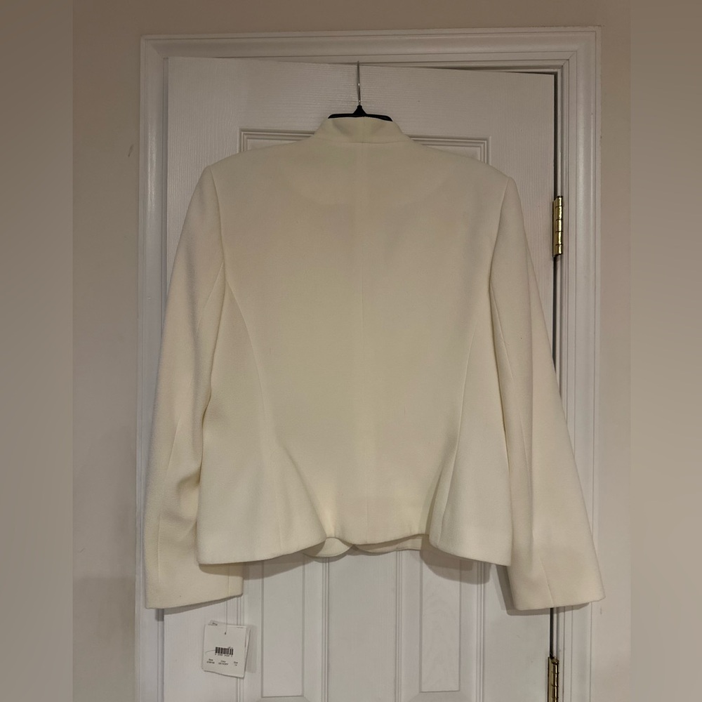 NWT Sag Harbor Suit Blazer Skirt Size 14 CREAM - Picture 5 of 7